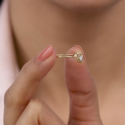 Gold Symphony Of Love Diamond Ring