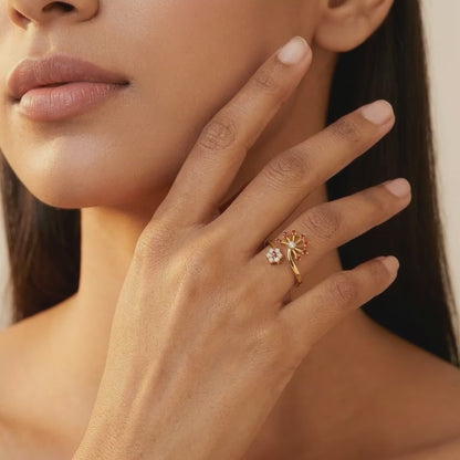 Golden Kaushiki Ring