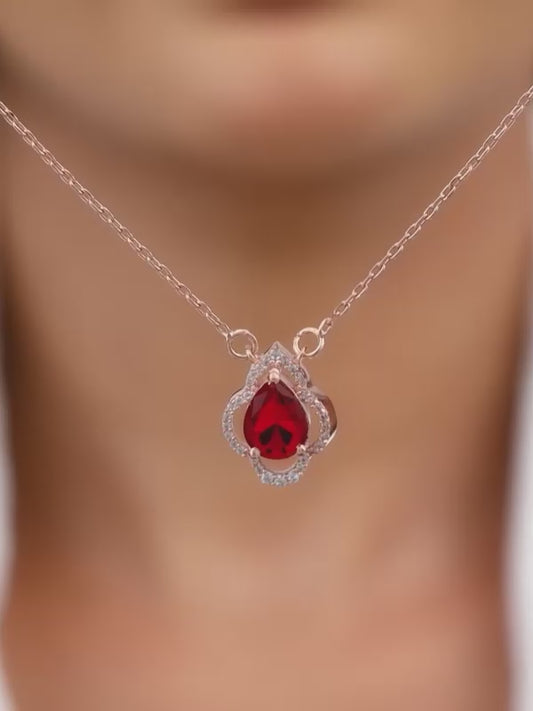 Rose Gold Love Confession Necklace