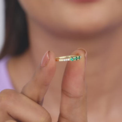 Golden Eternal Spring Ring