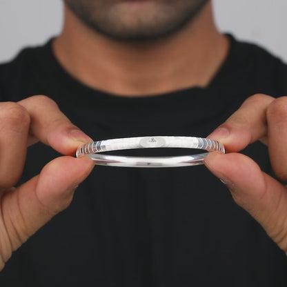 Silver Tejveer Kada For Him