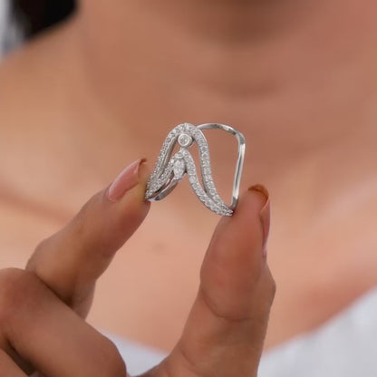 Silver Rekha Vanki Ring