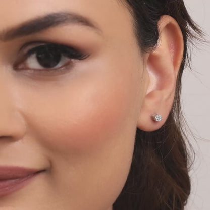 Silver Stardust Sparkles Earrings