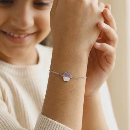Silver Sugar Pop Kids Bracelet (2 - 8 Years)