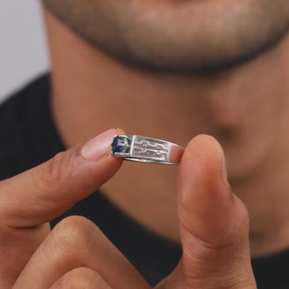 Silver Imperial Brilliance Ring For Him