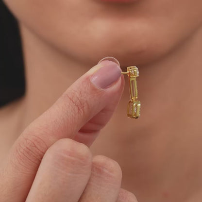 Golden Royal Prism Earrings