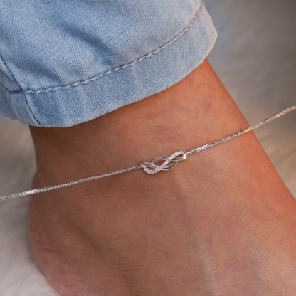 Silver Trendsetter Anklet