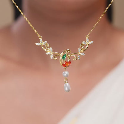 Golden Parvati Necklace