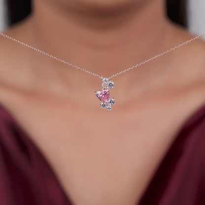 Rose Gold Heart Beats Necklace