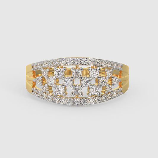 Gold Beauty Of Life Diamond Ring