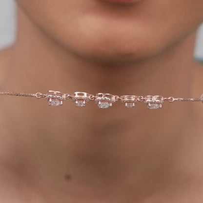 Rose Gold Halo Harmony Bracelet