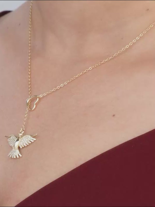 Golden Phoenix Necklace