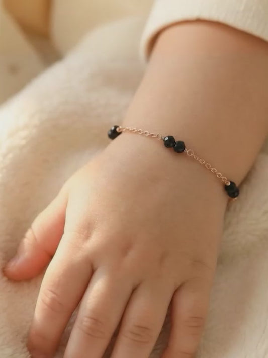 Rose Gold Starry Dot Kids Bracelet (0 - 2 Years)