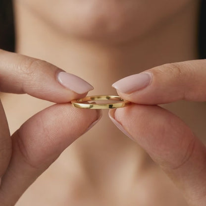 Golden Stack Rings (Size 12)