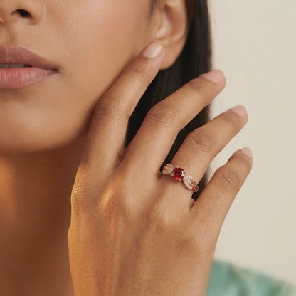 Rose Gold Izanami Ring