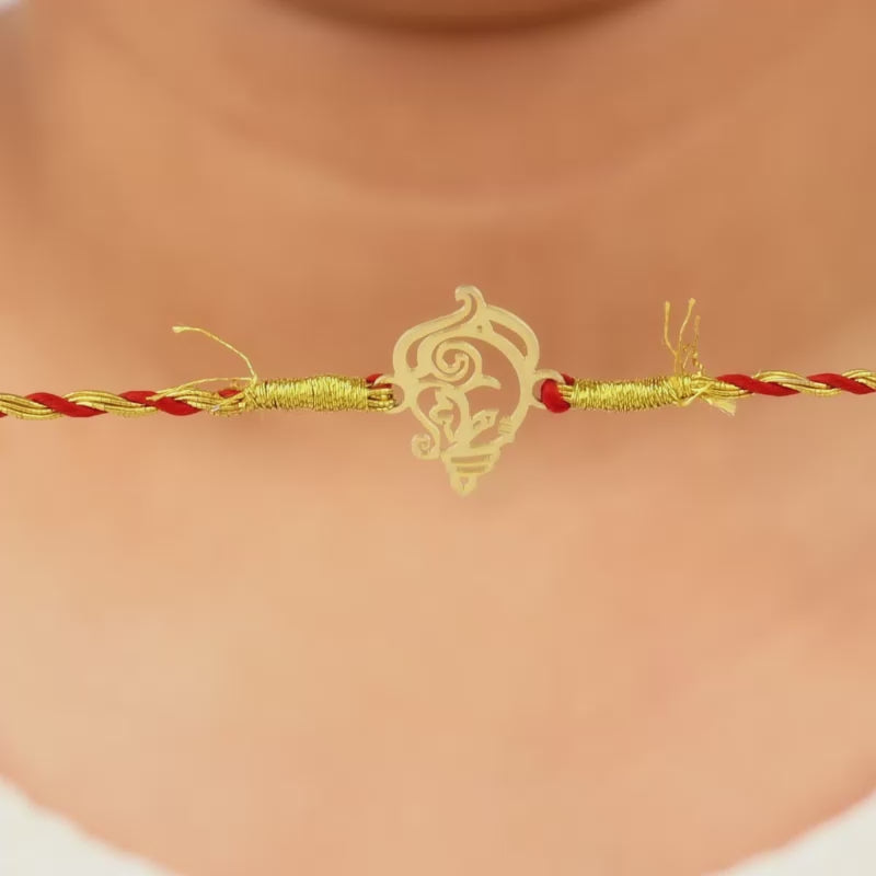 Golden Ekdant Rakhi