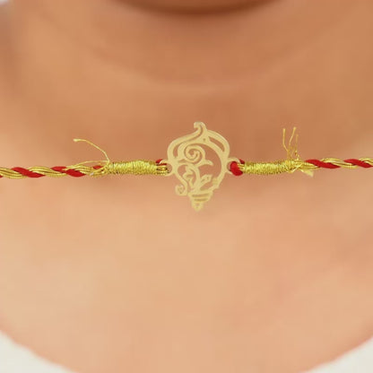 Golden Ekdant Rakhi