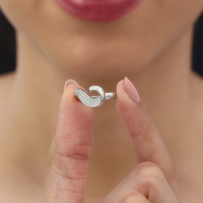 Silver Great Wave Ring