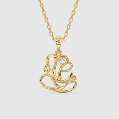 Gold Avigna Diamond Pendant