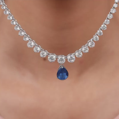 Silver Moonlight Bliss Necklace