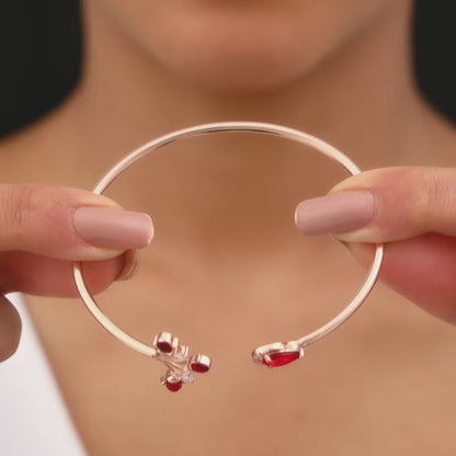 Rose Gold Liberty of Love Cuff Bracelet