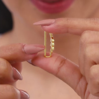 Golden Leafy Watch Band