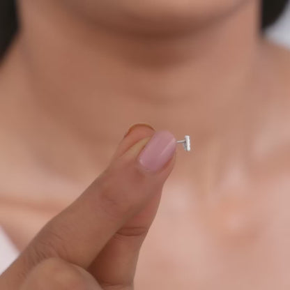 Silver Aleya Ear Piercings