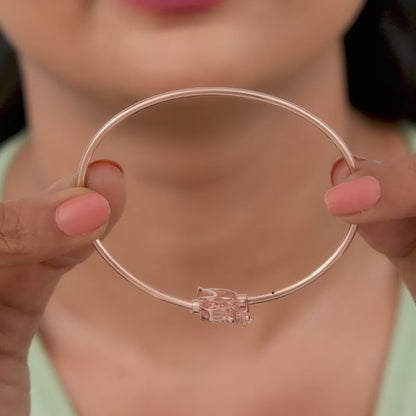 Rose Gold Tulipia Cuff Bracelet