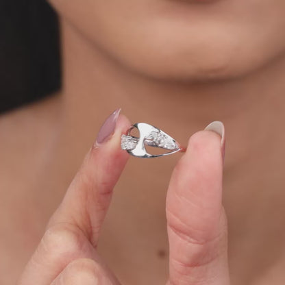 Silver Stayin' Alive Ring