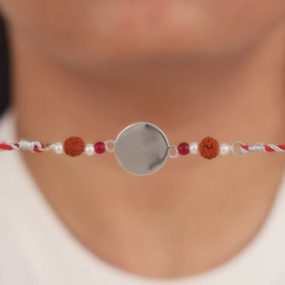 Silver Lord Ganapathi Rakhi