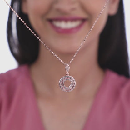 Rose Gold Classic Pendant (Without Chain)