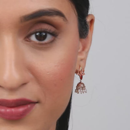 Rose Gold Adishakti Jhumka