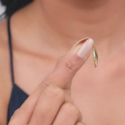 Golden Classic Shell Earrings