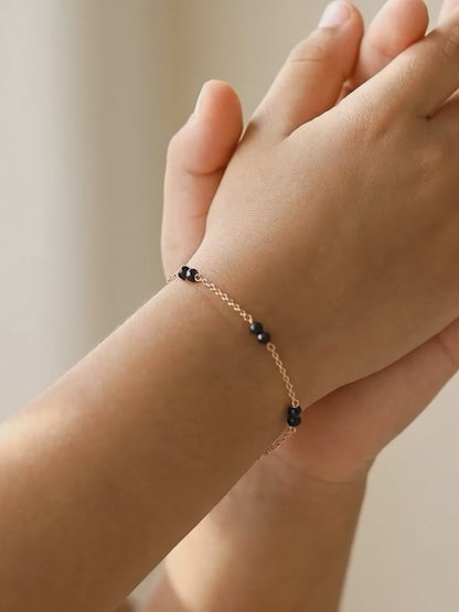 Rose Gold Starry Dot Kids Bracelet (2 - 8 Years)