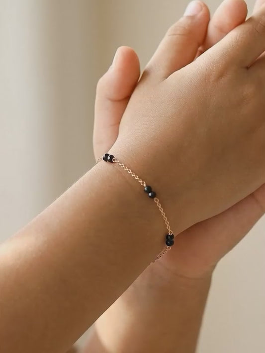 Rose Gold Starry Dot Kids Bracelet (2 - 8 Years)