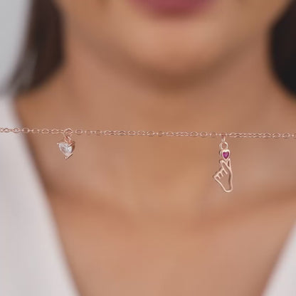 Rose Gold Cute Love Bracelet