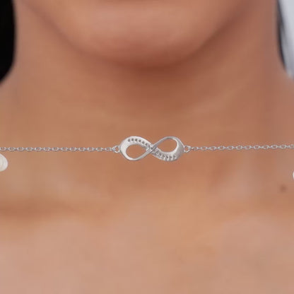 Silver Unbreakable Bond Infinity Bracelet