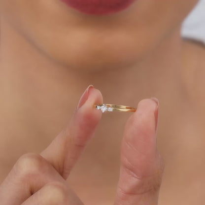 Gold Stunning Beauty Lab Grown Diamond Ring