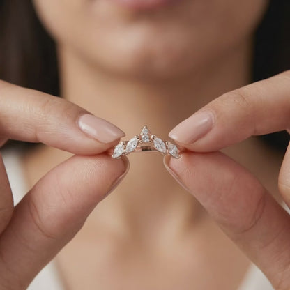 Kriti Sanon Rose Gold Vanki Shine Ring (Size 12)
