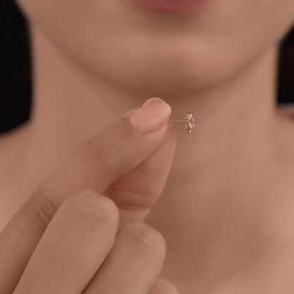 Rose Gold Bowie Ear Piercings