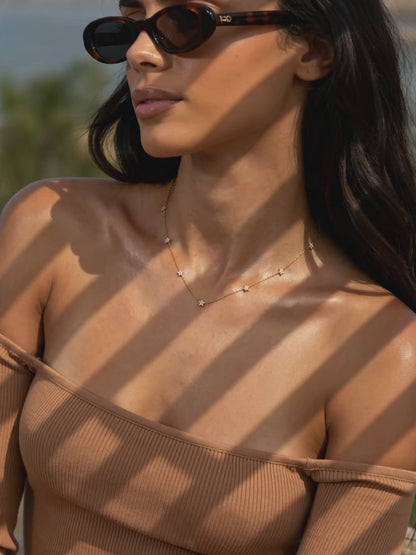 Golden Star Constellation Necklace