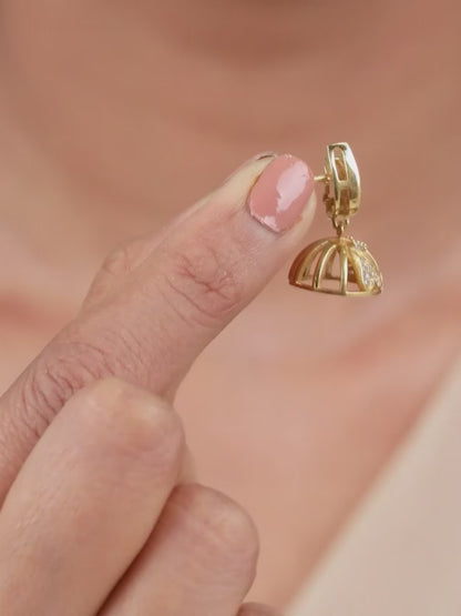 Golden Valkara Earrings