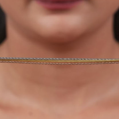 Triple Tone Auric Harmony Bracelet