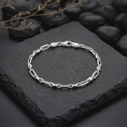 Silver Heshe Bracelet for Him