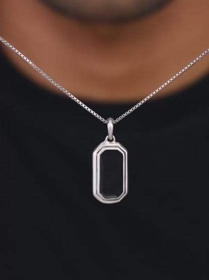 Aditya Roy Kapur Silver Knight's Emblem Pendant with Box Chain For Him