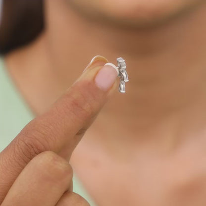Silver Perfect Leaf Earrings