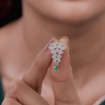 Silver Party Wear Earrings