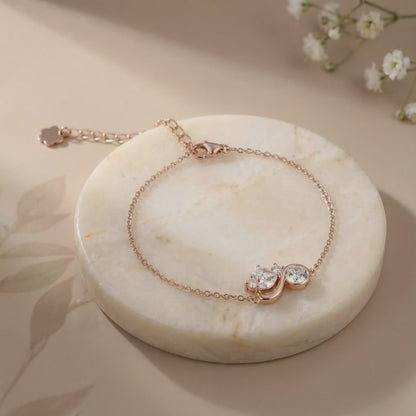 Rose Gold Dancing Queen Bracelet