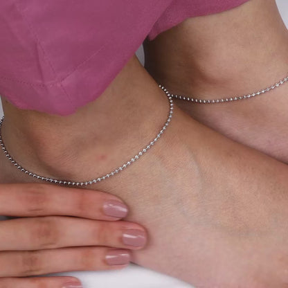 Silver Perfect Choice Anklet