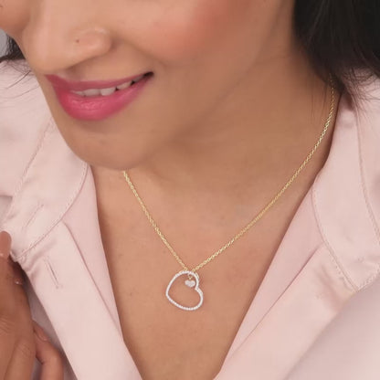 Gold Beloved Simplicity Diamond Pendant